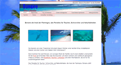 Desktop Screenshot of bonaire.de